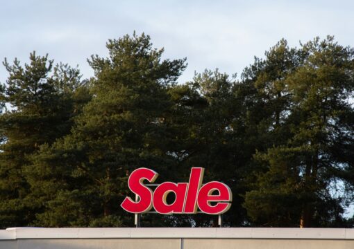 Sale sign